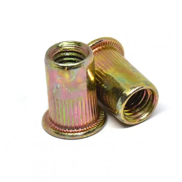 Verzinkter Zink -Din7340 Knurled Blind Riveting Nietmutter, individuelles Befestigungselement